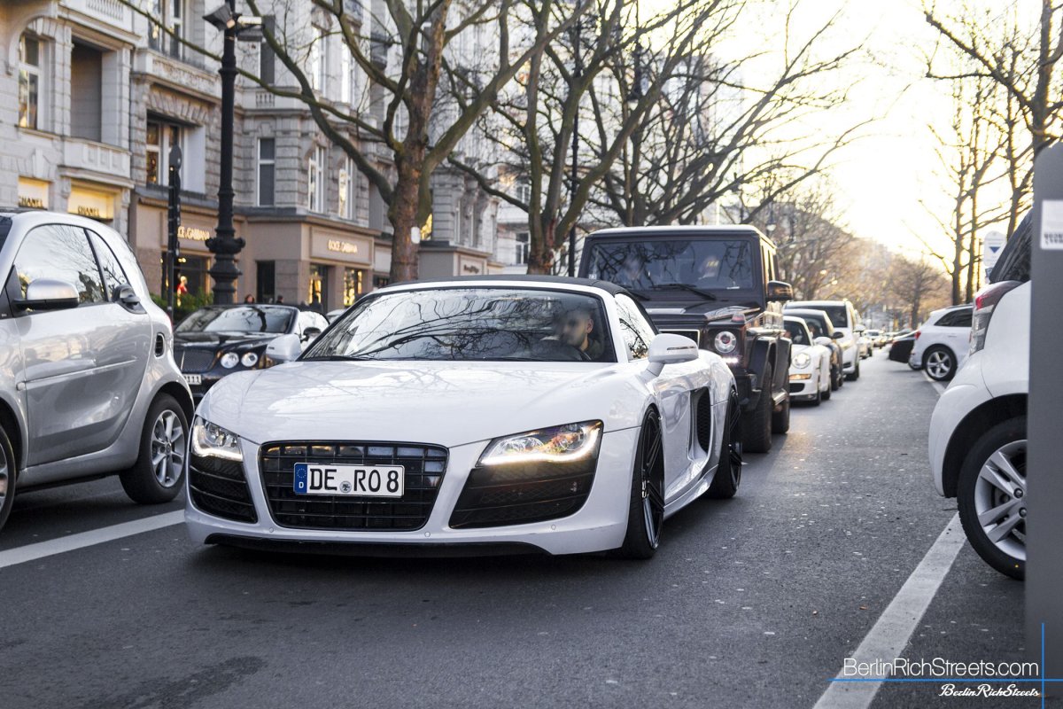 Audi R8 V10 Spyder spotted in Berlin — BerlinRichStreets